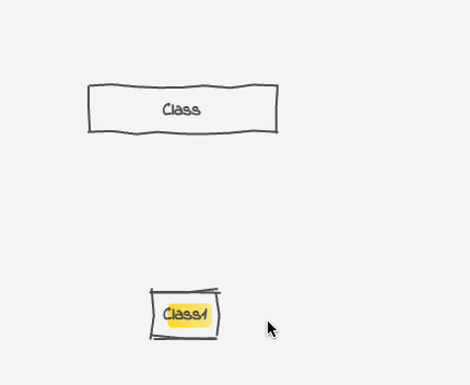 Auxiliary lines appear when you align elements during movement or resizing